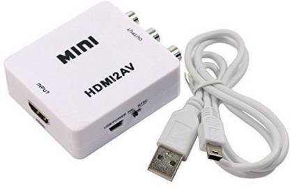 mini-hdmi2av-up-scaler-1080p-hd-video-trustedge-original-imagdkvm3fyfcmtq.jpeg TrustEdge MINI HDMI to AV Converter Cable for TV (White) - Image 1